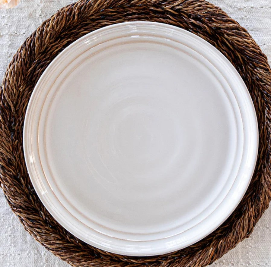 Bilbao Whitewash Dinner Plate Set of 4