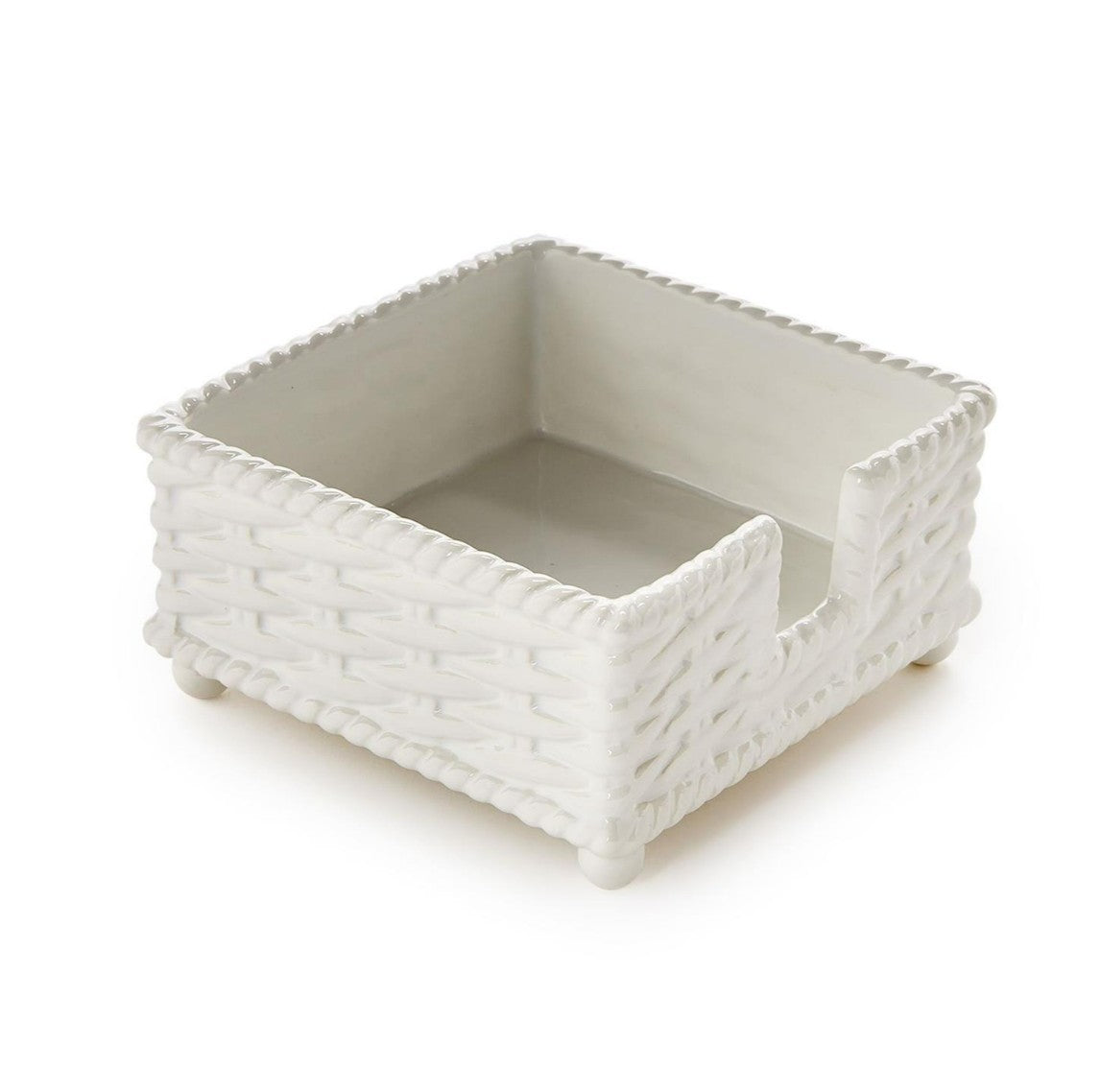 Basketweave Cocktail Napkin Holder