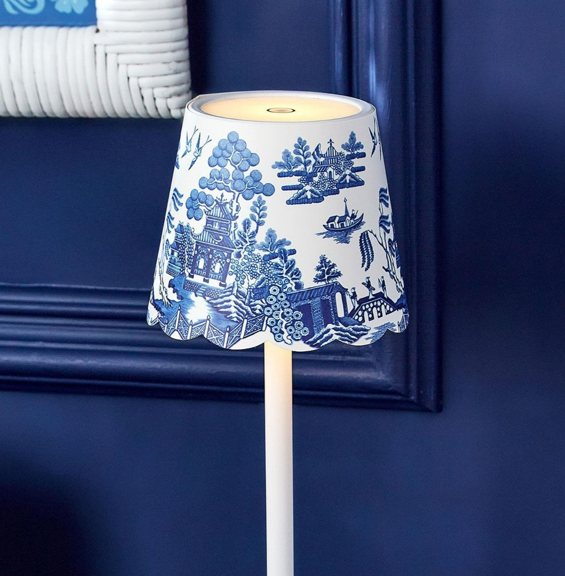Chinoiserie Paper Lampshade Cover