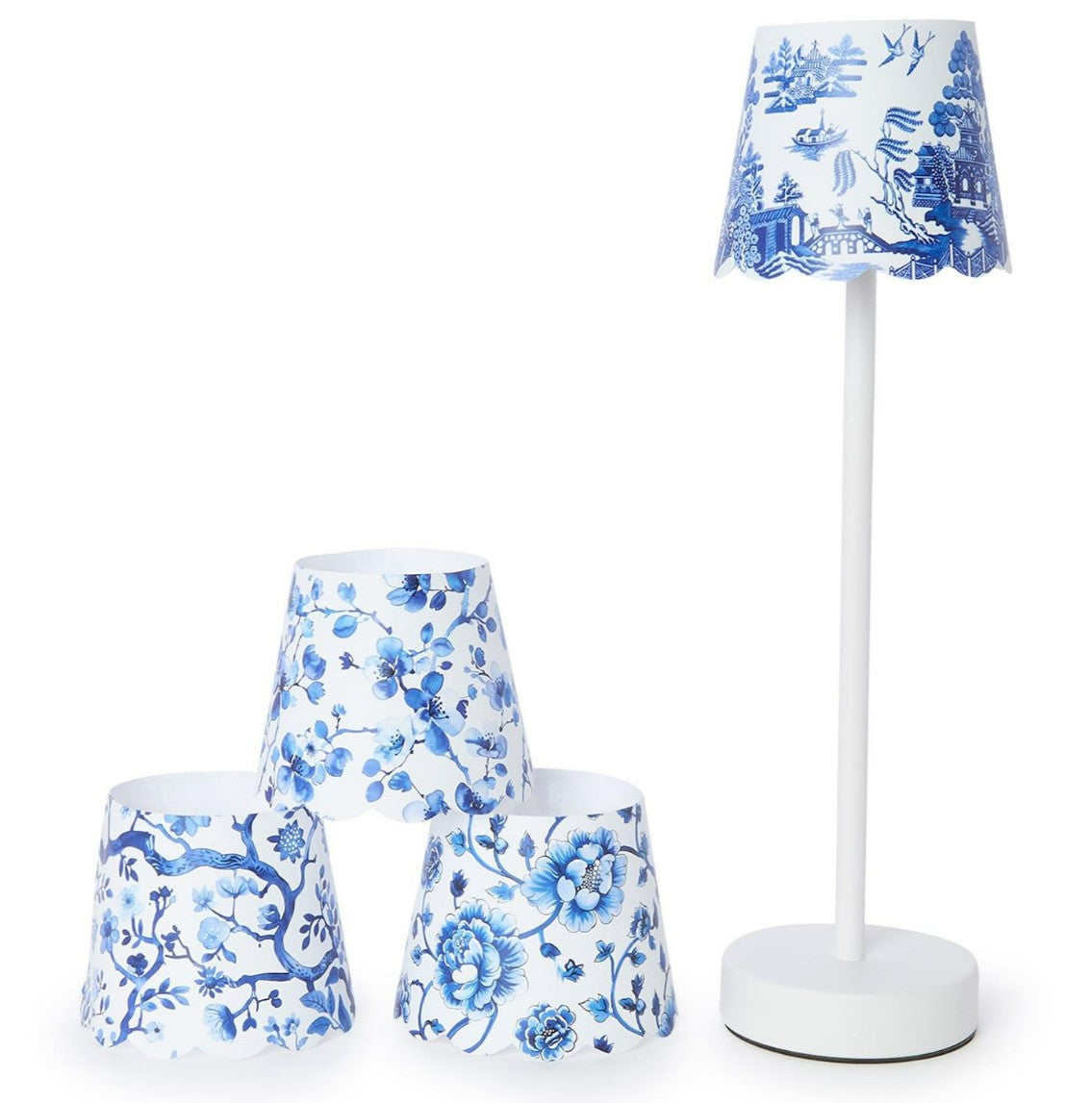Chinoiserie Paper Lampshade Cover