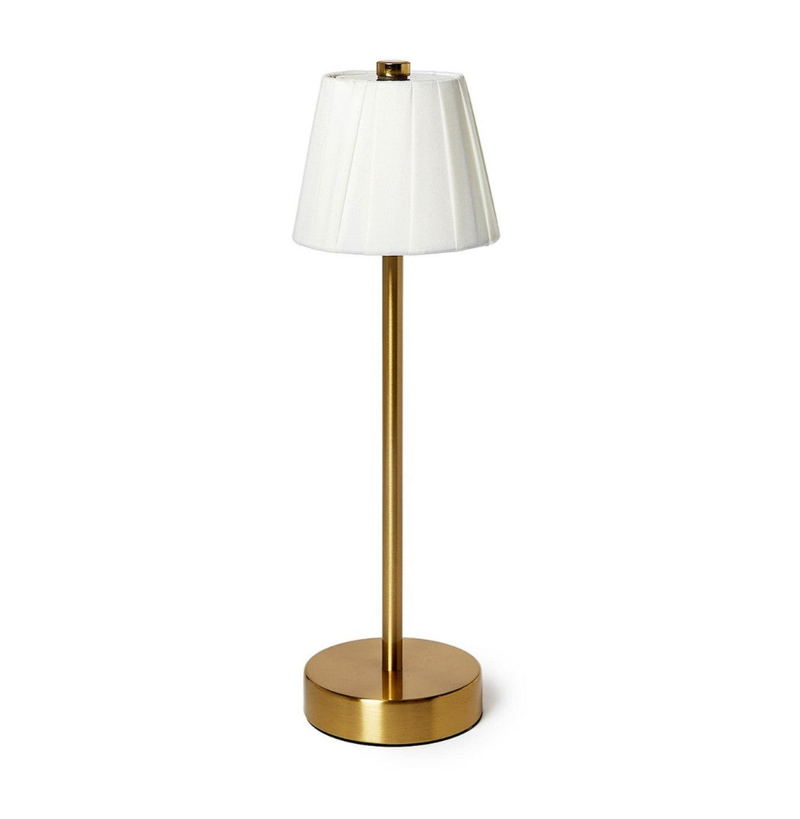 Table Lamp with Fabric Pleated Shade