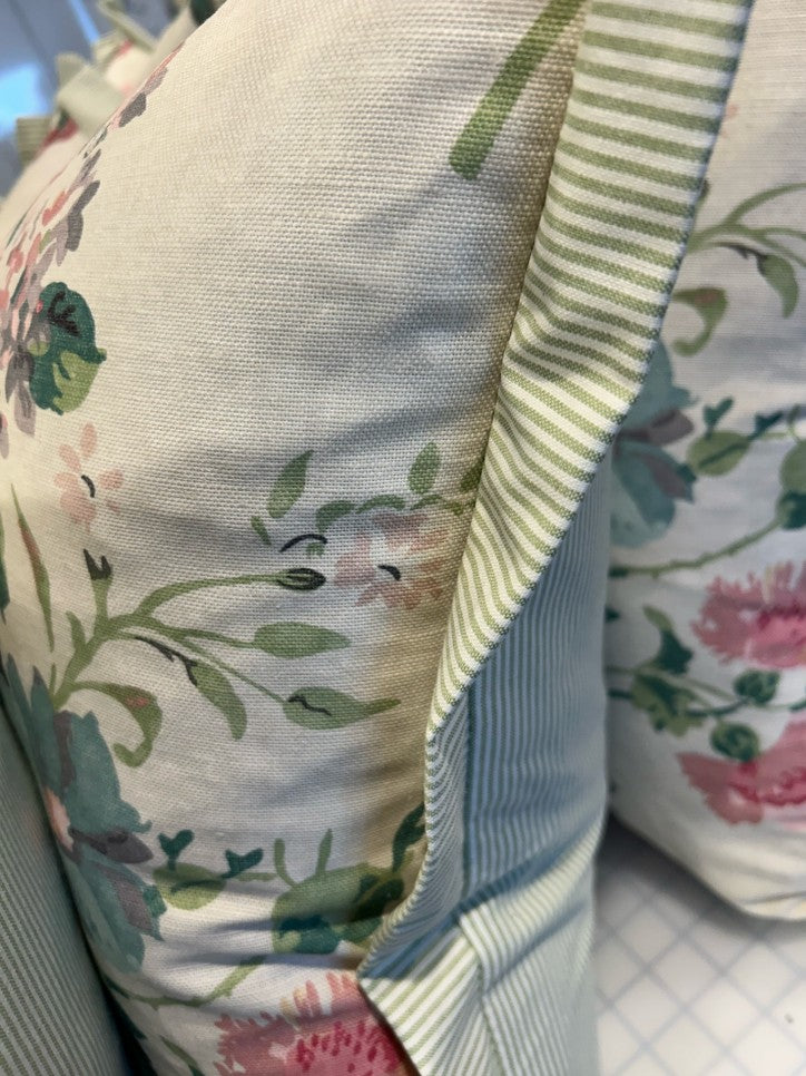 Briarwood Bloom with Pleated Edge Pillow