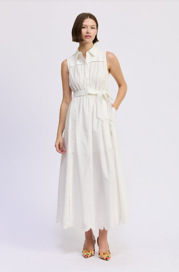 Brittany Maxi Shirt Dress