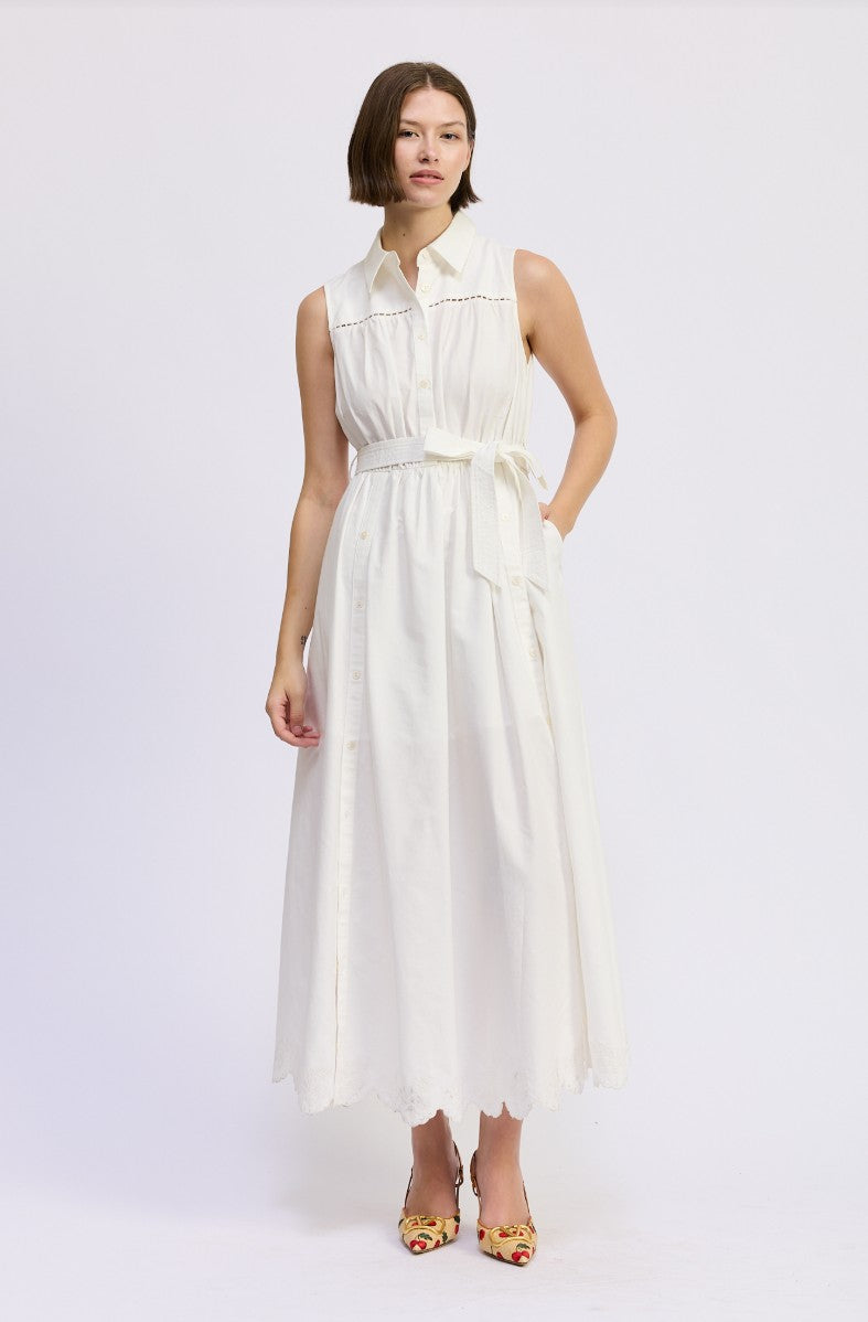 Brittany Maxi Shirt Dress