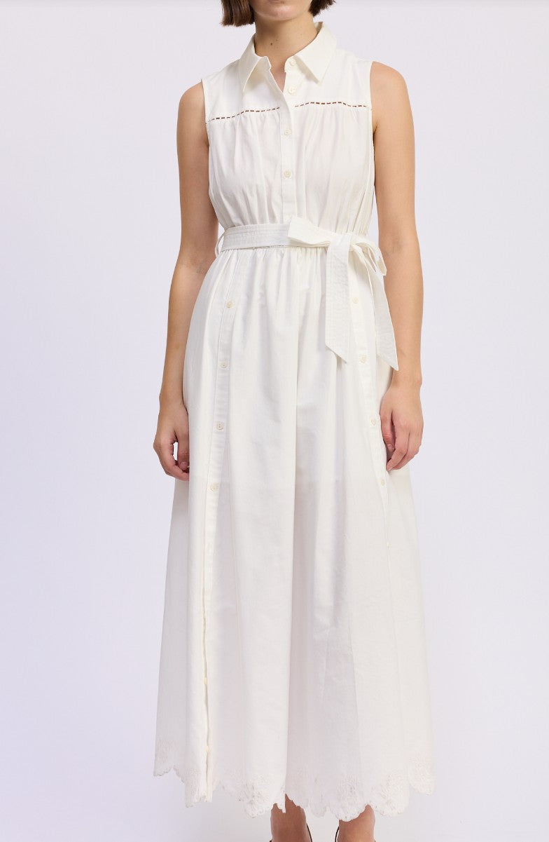 Brittany Maxi Shirt Dress
