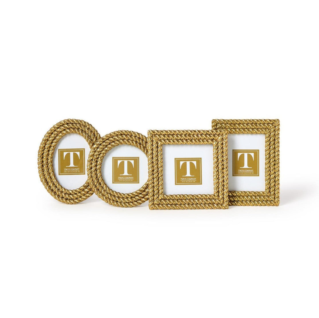 Gold Rope Photo Frame