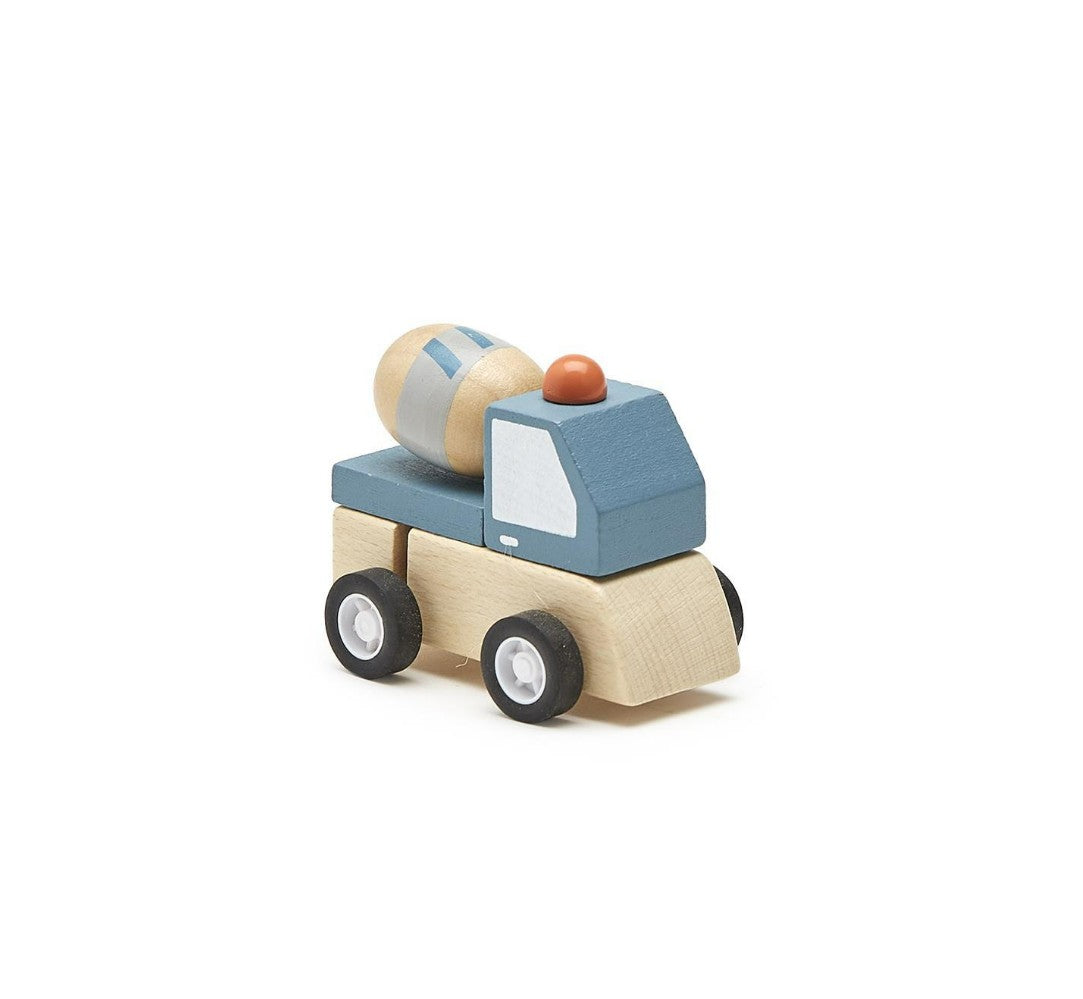 Wooden Wind-Up Construction Truck