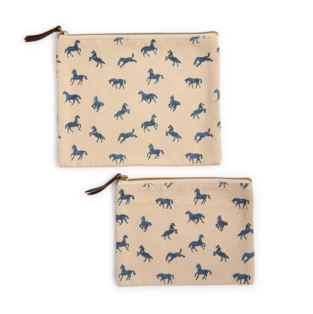 Horse Cotton Canvas Pouch