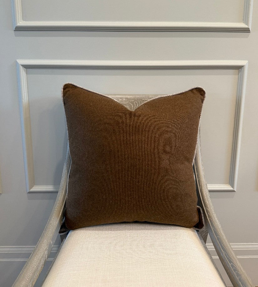 Chestnut Brown Pillow 20 x 20
