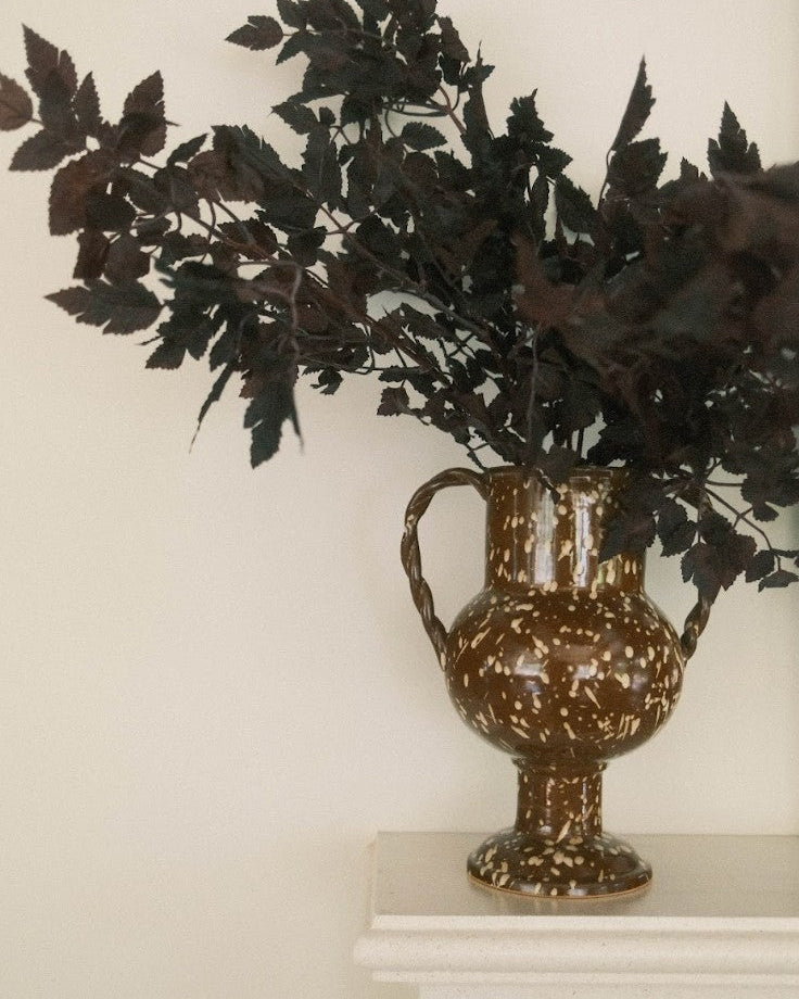 Plum Cimicifuga Ramosa Leaf Branch 32"