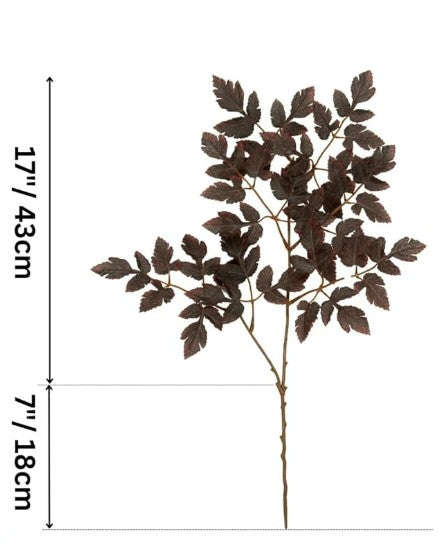 Plum Leaf Stem 24" Bundle