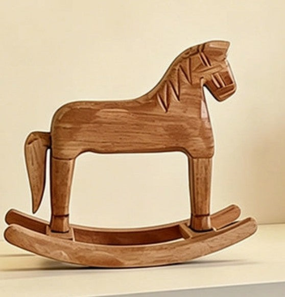 Wooden Rocking Horse Ornament
