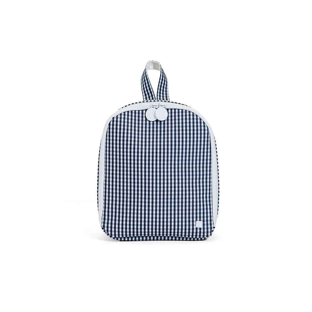 Bring It Gingham Navy Lunch Bag