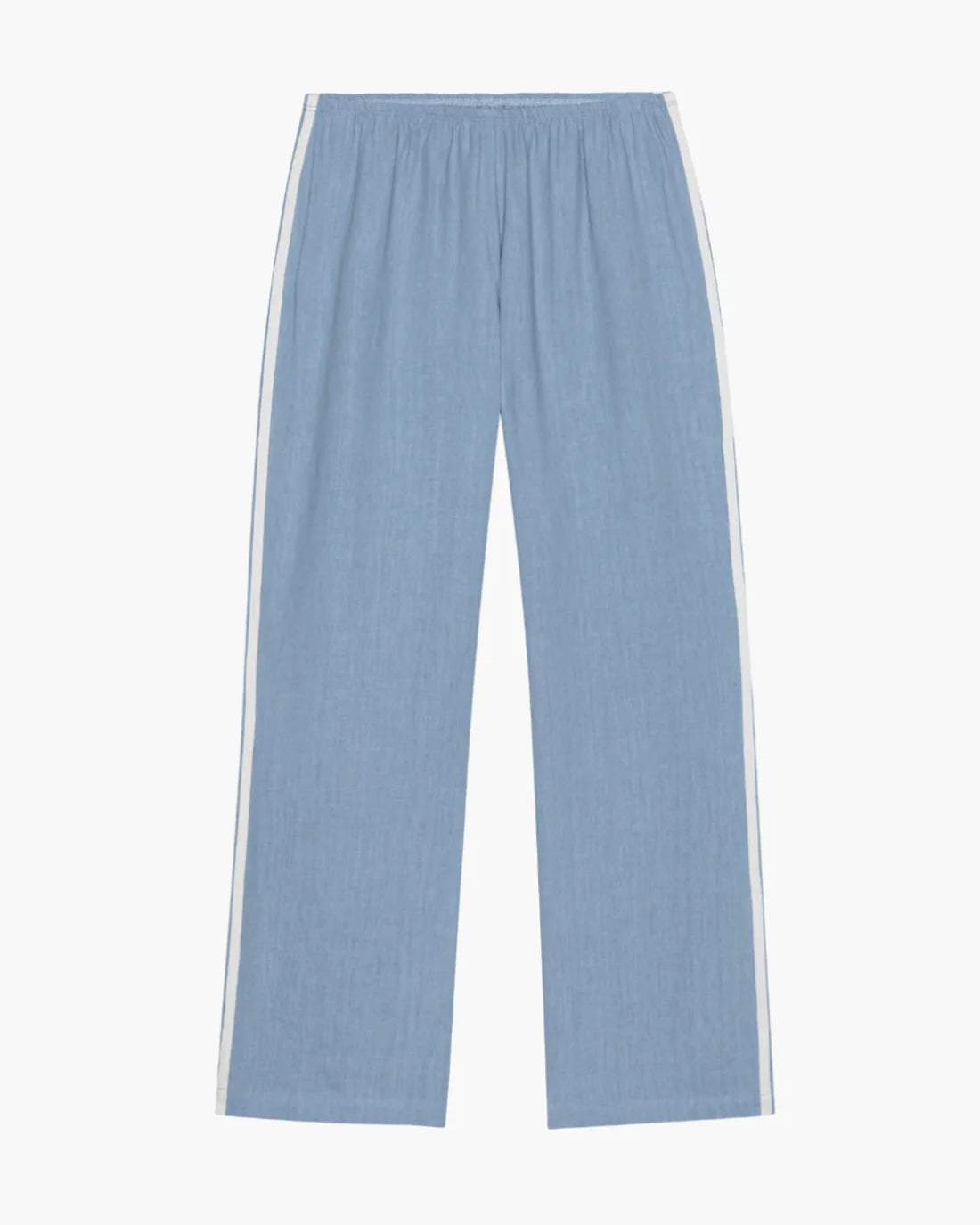 The Linen Crop Racer Stripe Pant