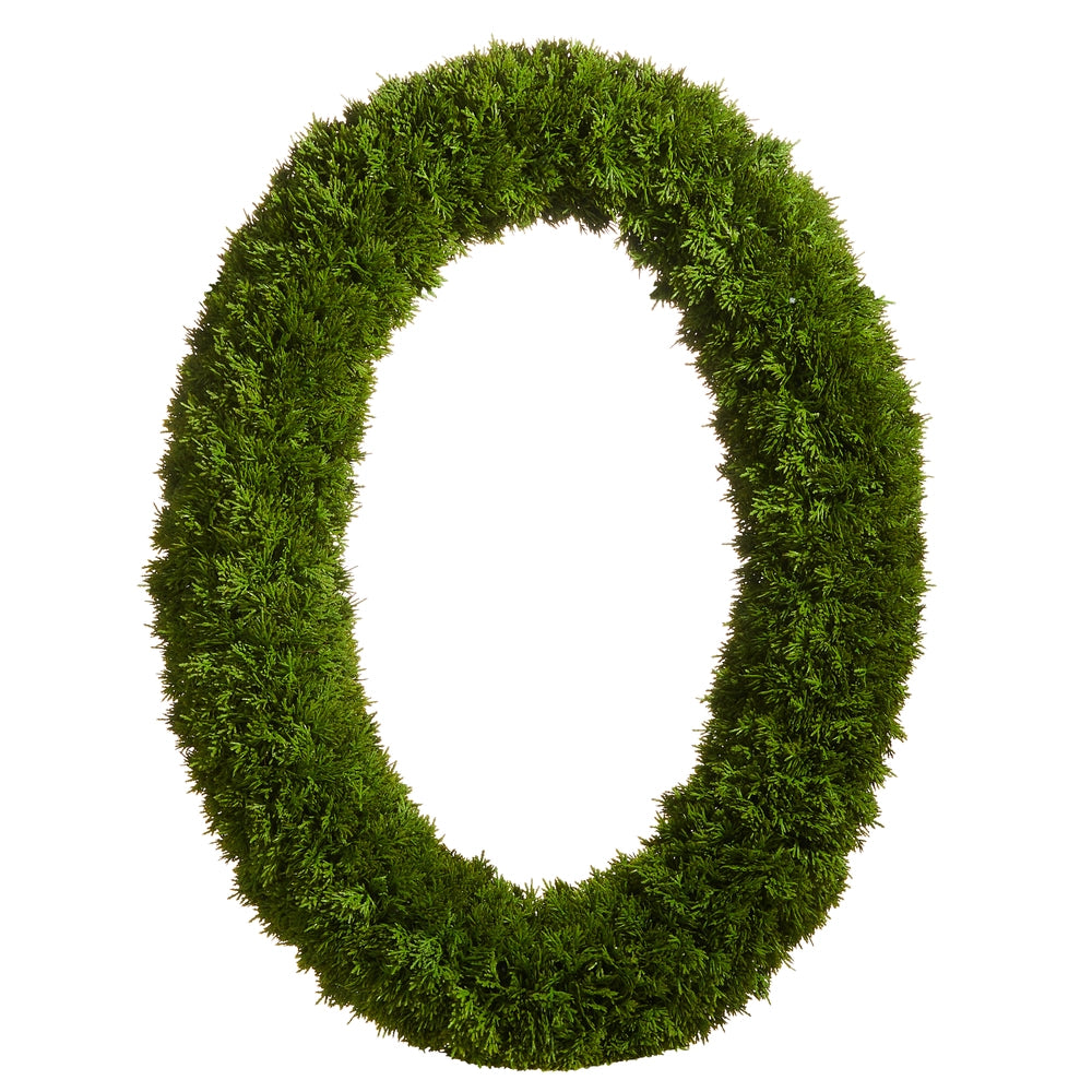 Estate Oval Cedar Wreath 30.5"