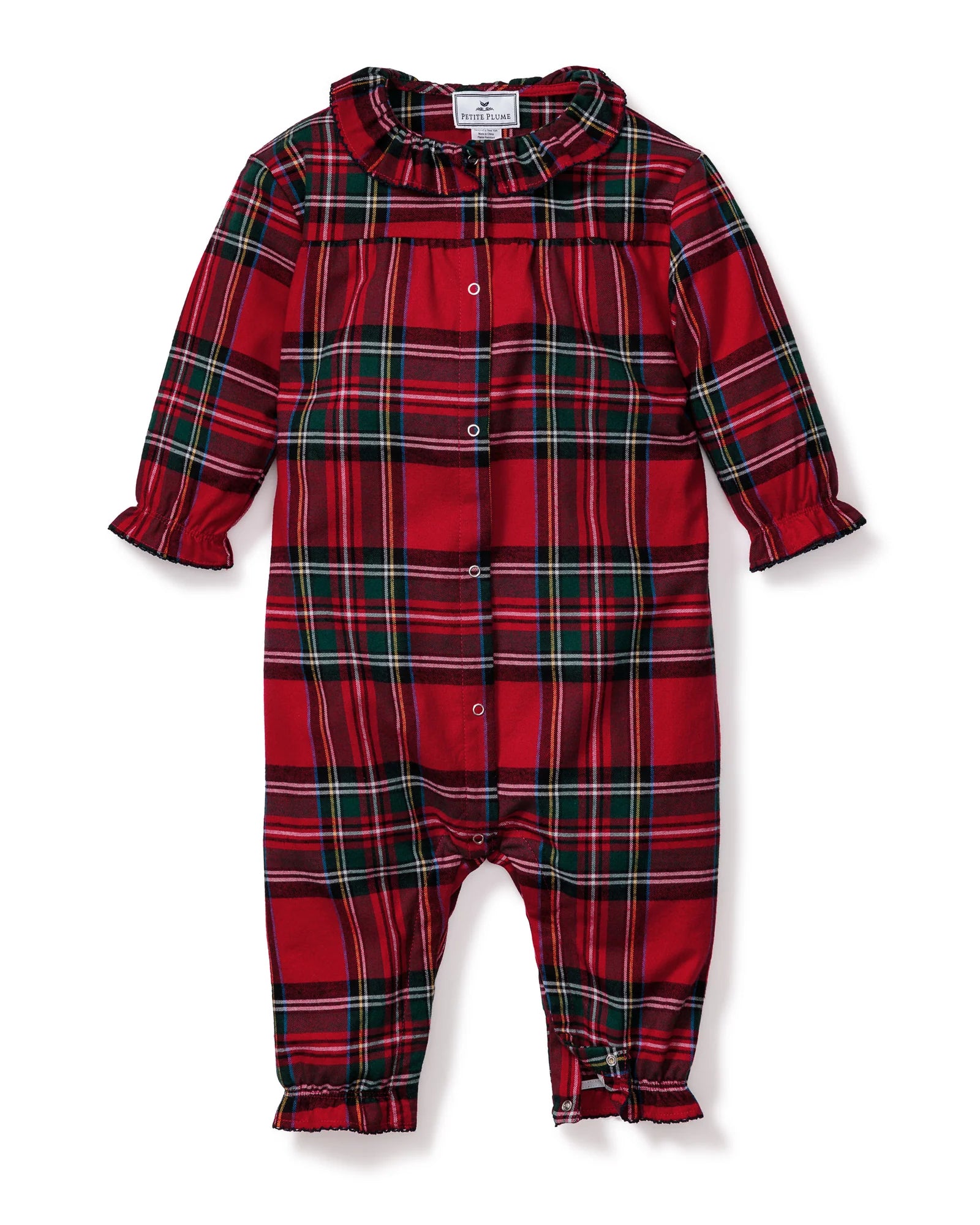 Madeline Romper in Imperial Tartan
