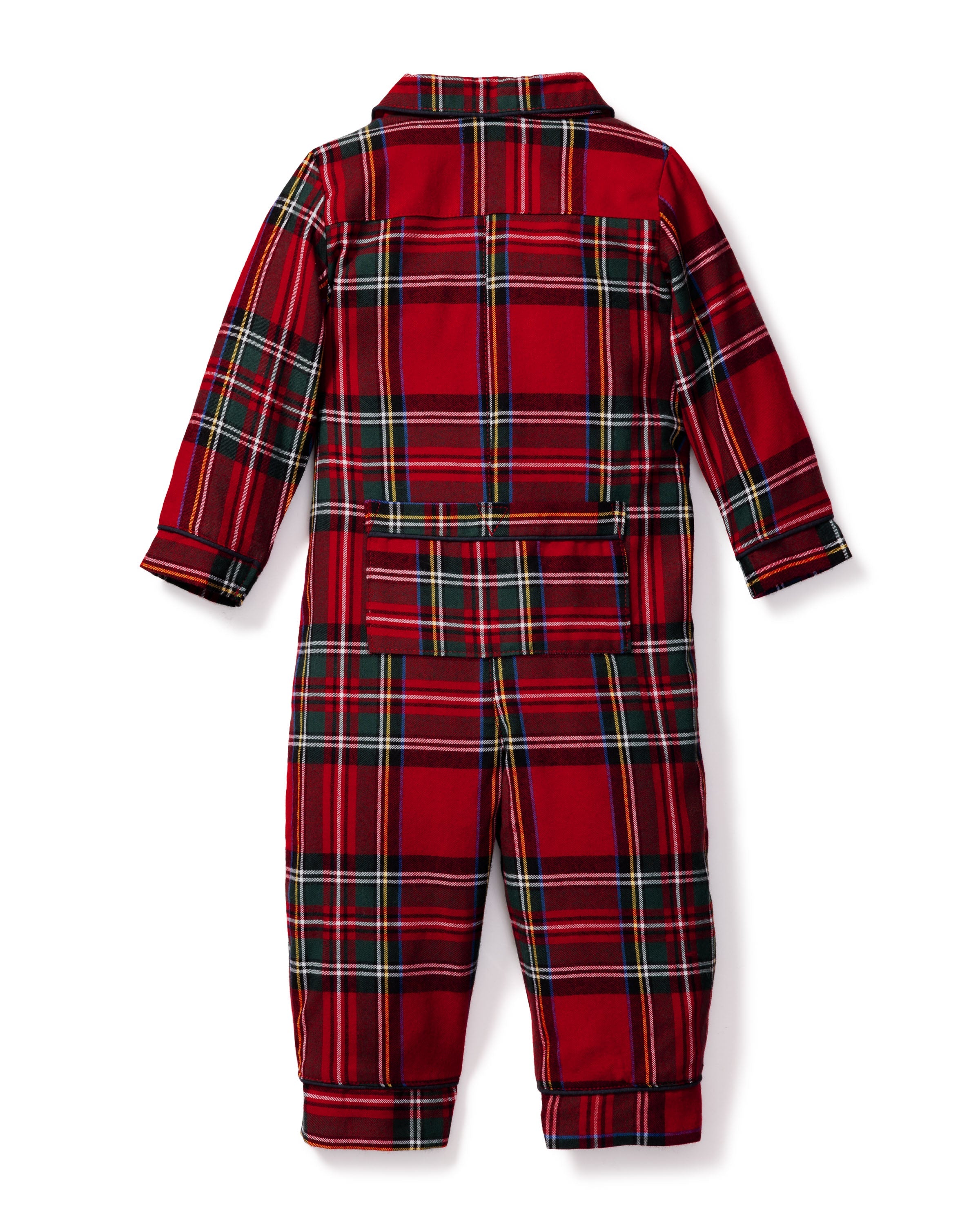 Baby's Brushed Twill Classic Romper in Imperial Tartan