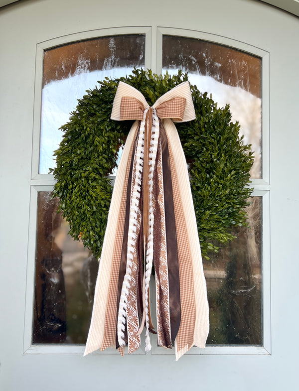 Gathered Home Wreath Ribbon
