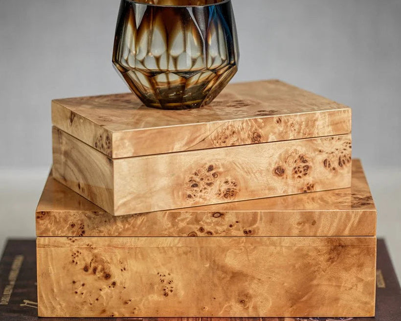 Leiden Burl Wood Box