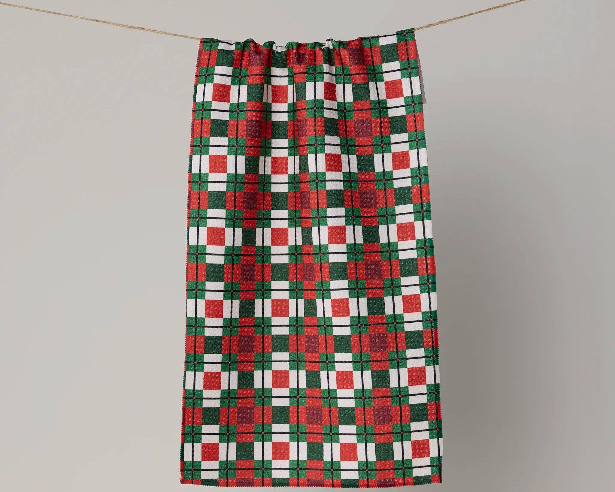 Noel Plaid Mini Towel