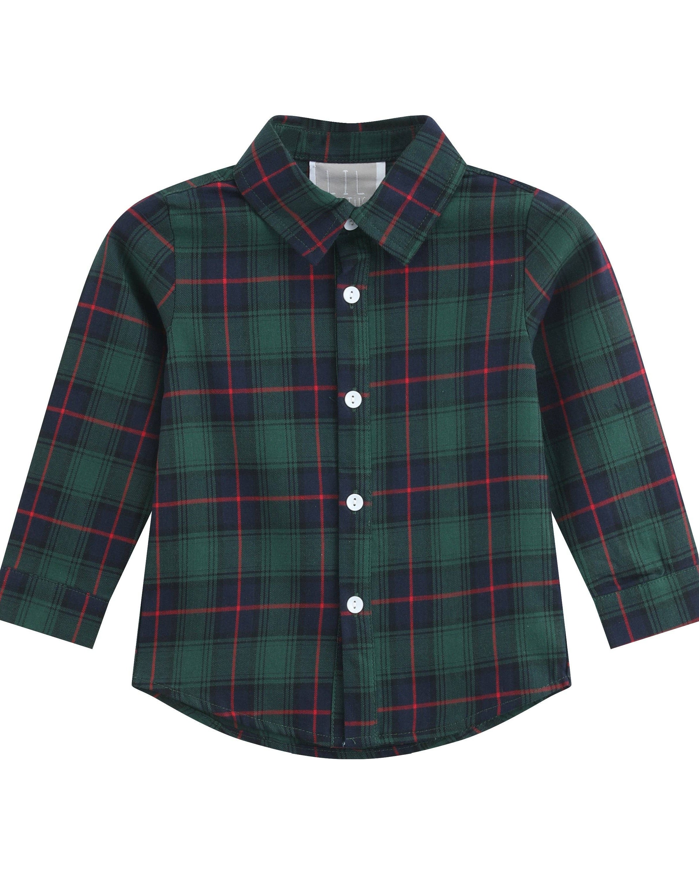 Green Plaid Shirt