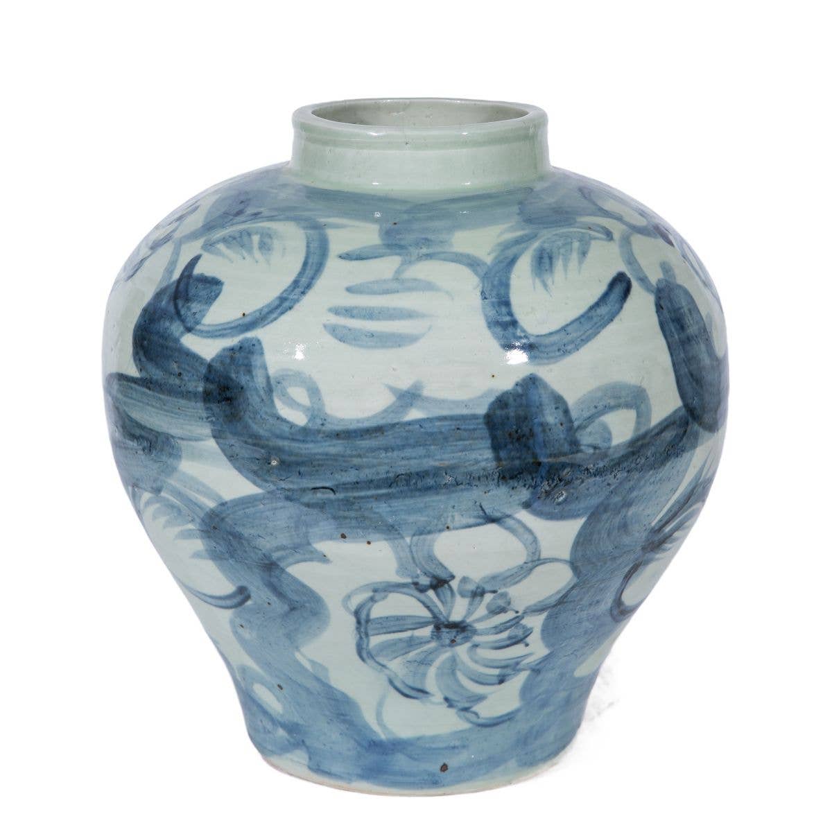 Silla Flower Narrow Neck Jar