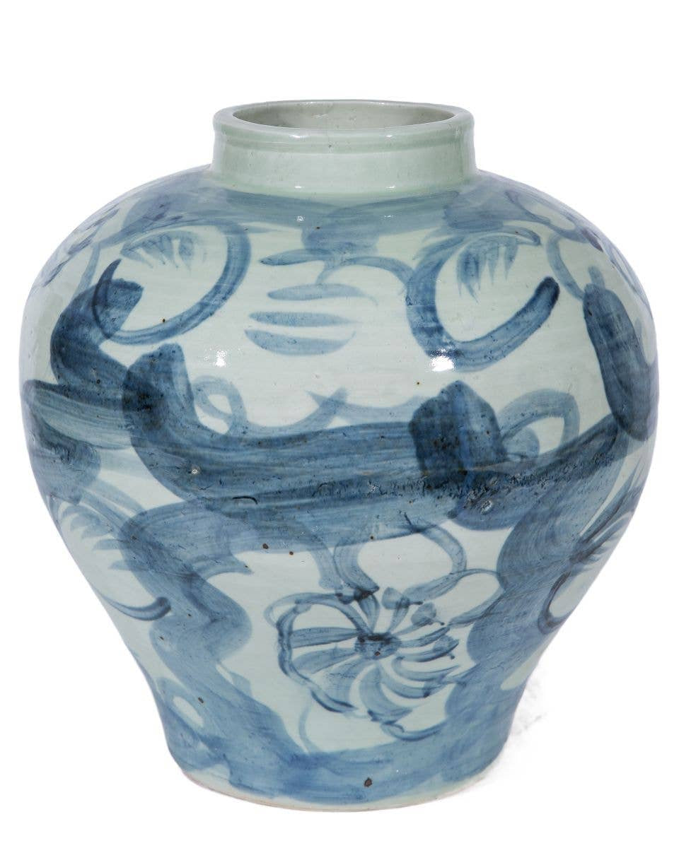 Silla Flower Narrow Neck Jar