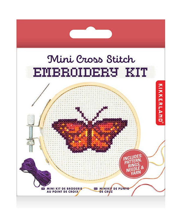 Butterfly Mini Cross Stitch Kit