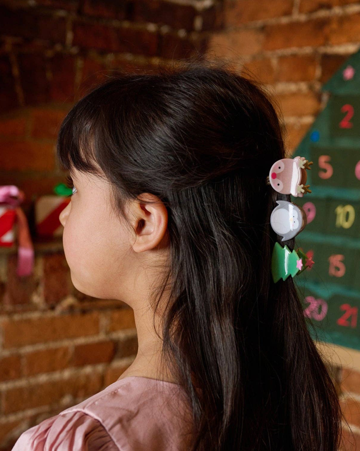 Christmas Claw Clips