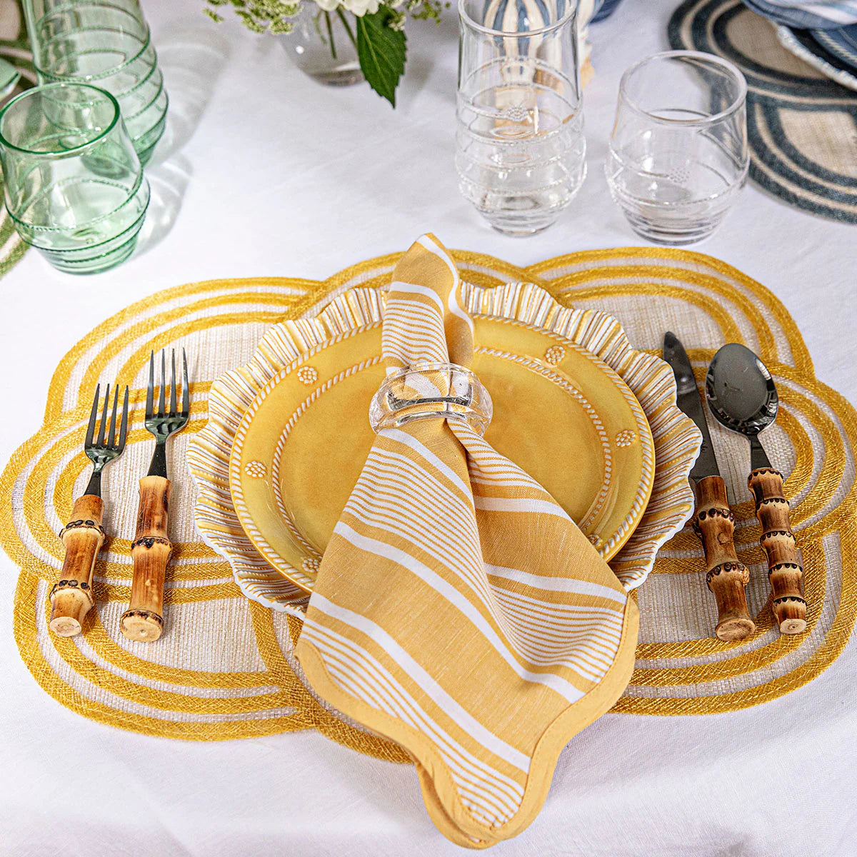 Provence Napkin Ring Set