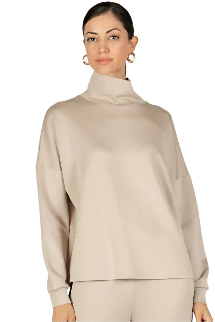 Butter Cowl Neck Long Sleeve Top