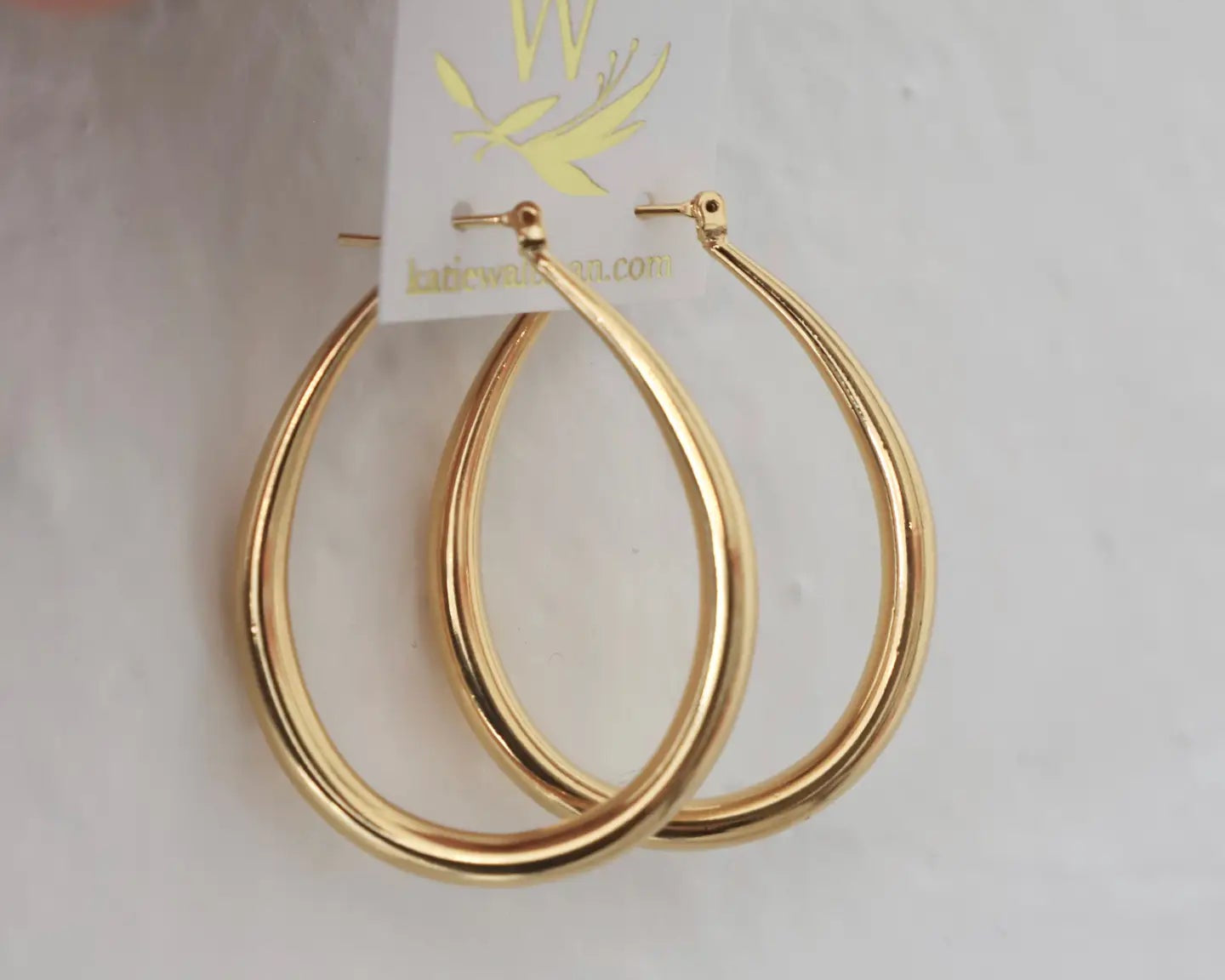 Teardrop Hoop Earrings