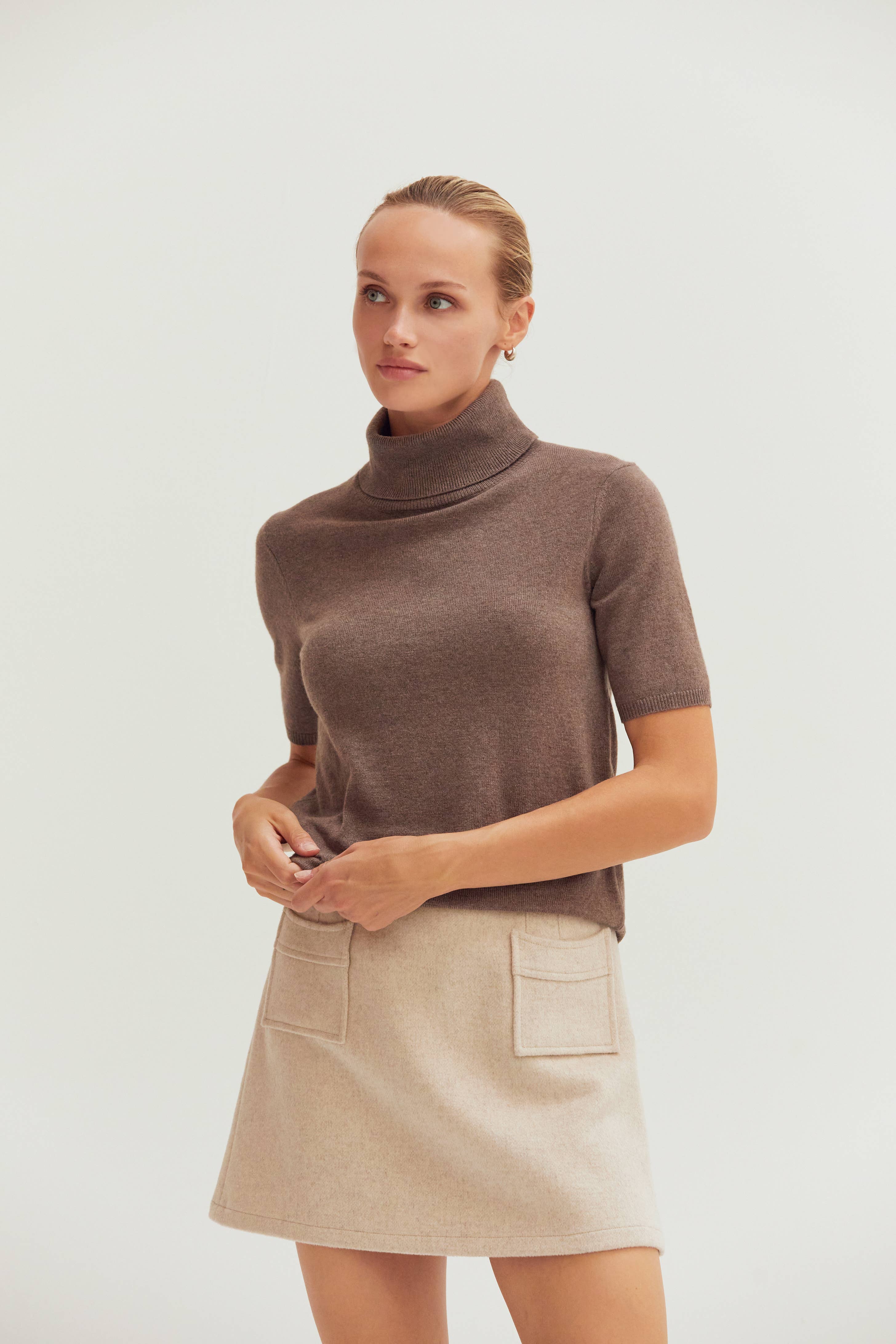 Elena Brown Turtleneck