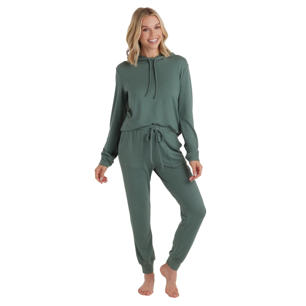 Ultra-Dream Hooded Jogger Set | Dusty Green