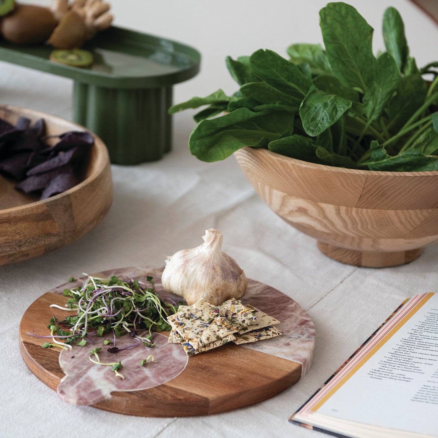 Heritage Ash Serving Bowl