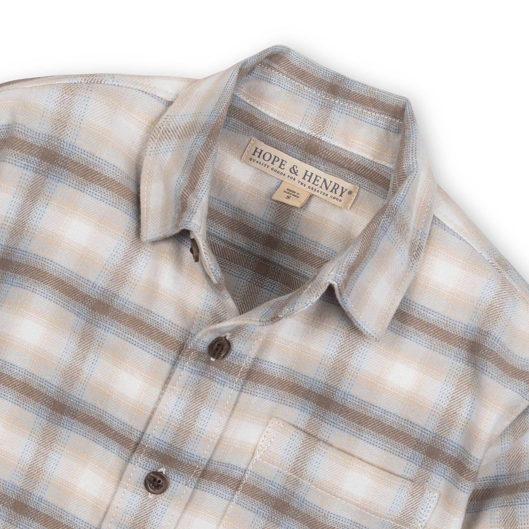 Organic Kids Flannel Shirt