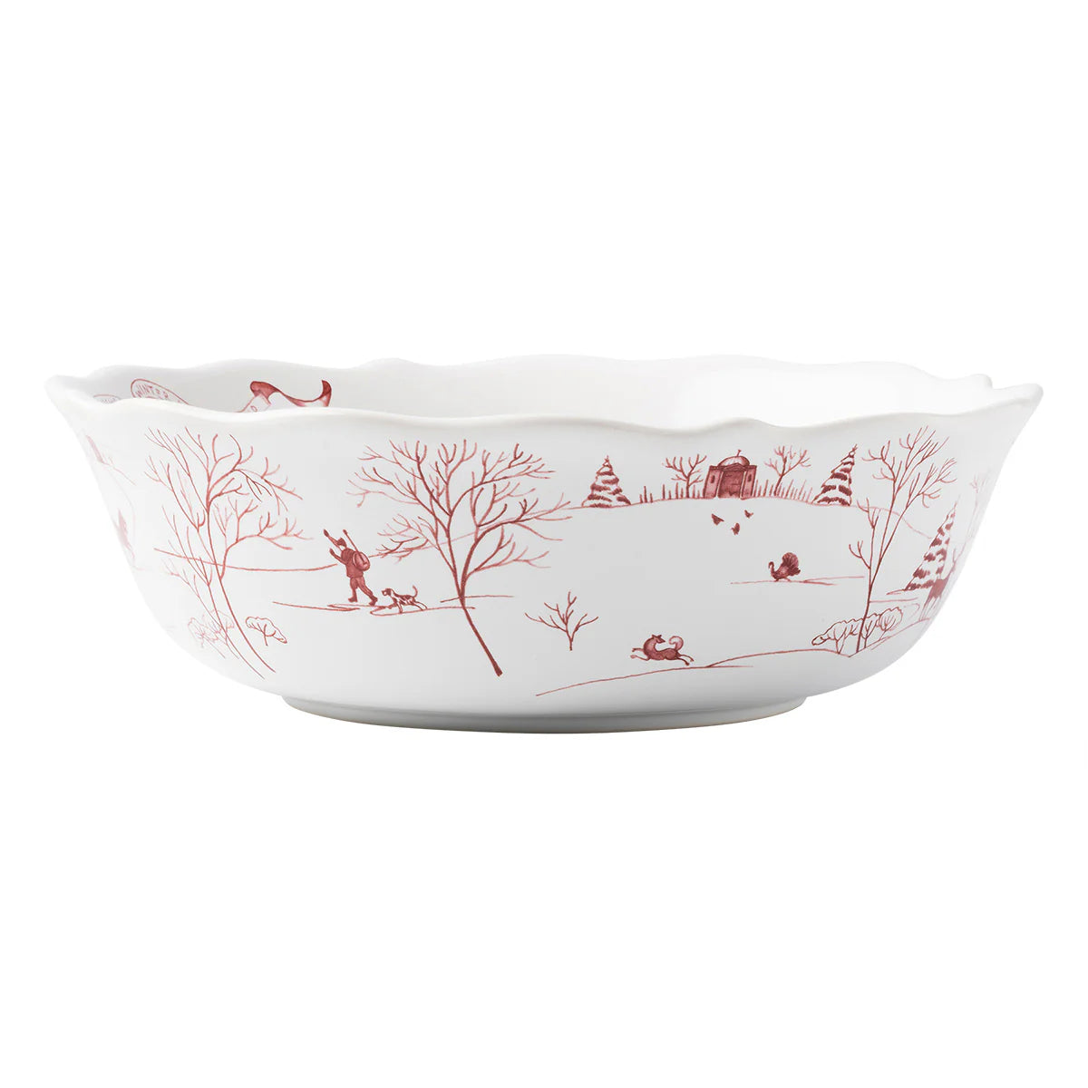 Country Estate Winter Frolic Serving Bowl 10"