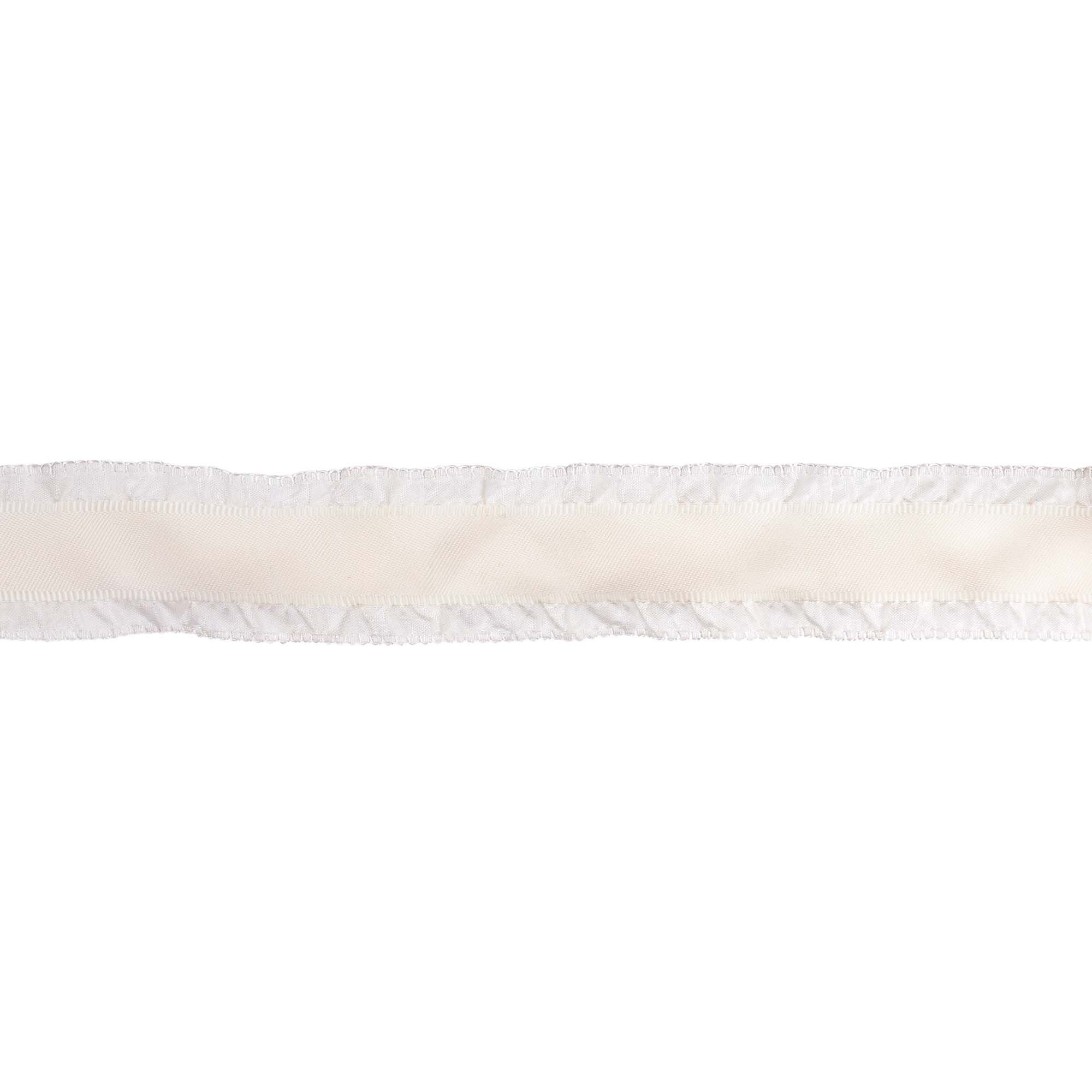 Ruffle Ribbon Ivory