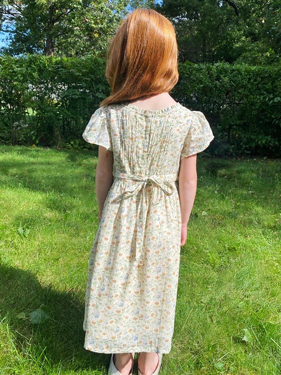 Regency Poem Little Girls Dress