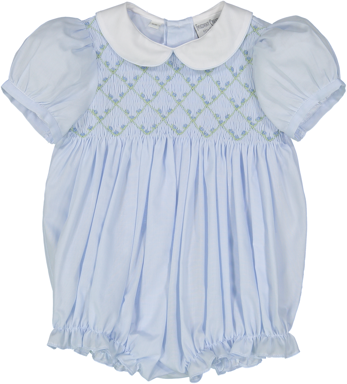 Rosebud Diamond Smocked Bubble