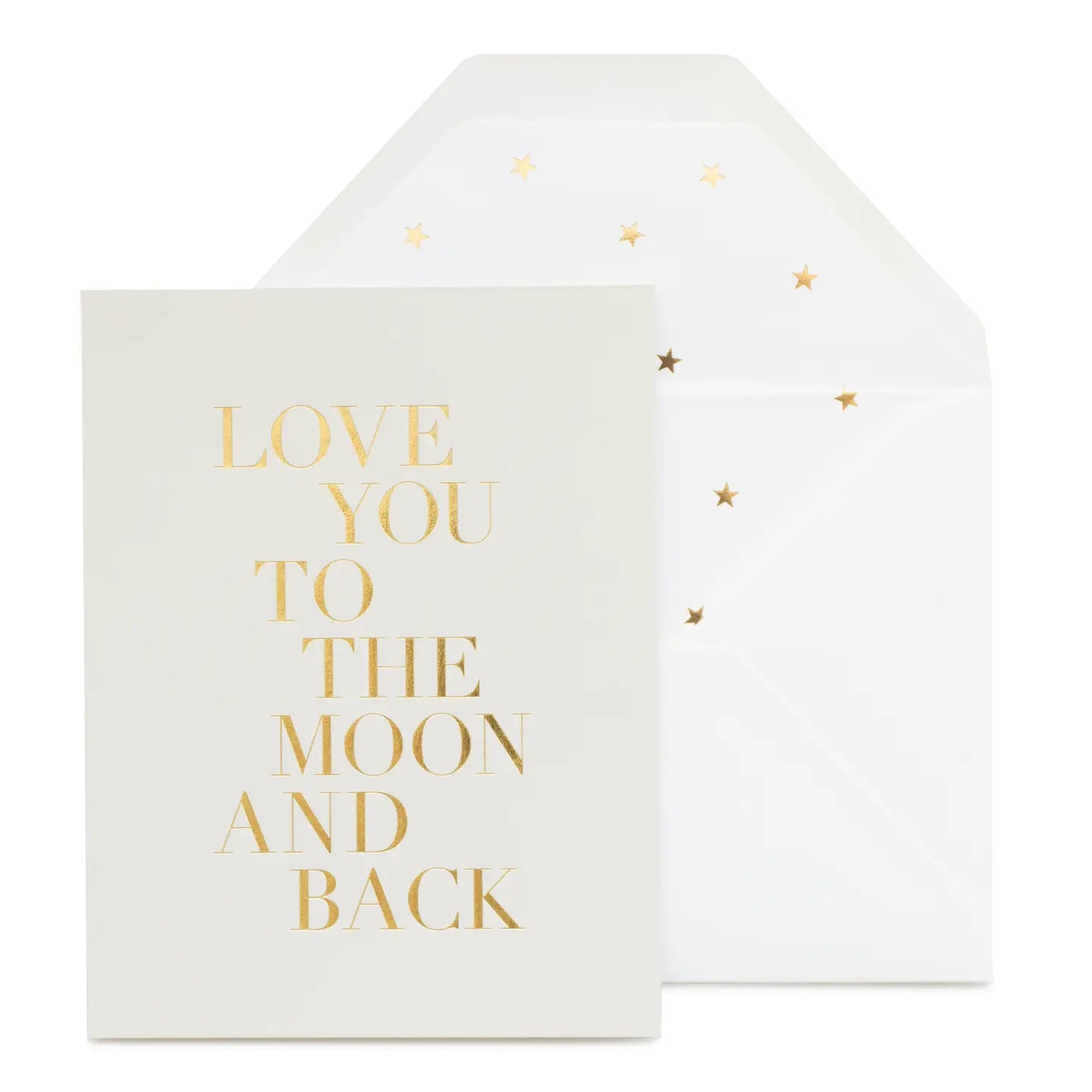 Love You To the Moon Card