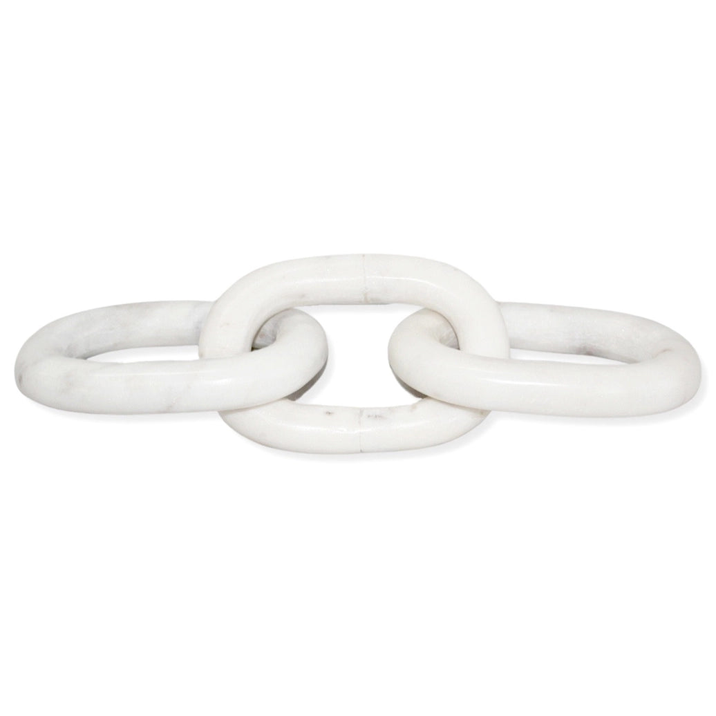 White Marble 3 Links Chain