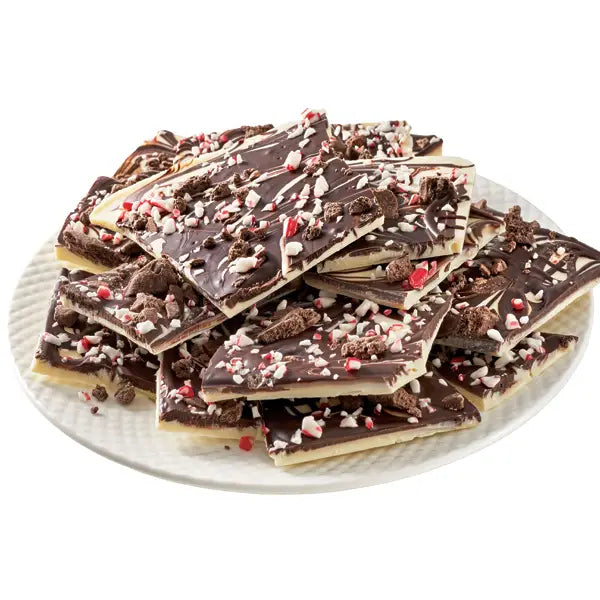 White and Dark Chocolate Peppermint Cookie Bark -14 oz