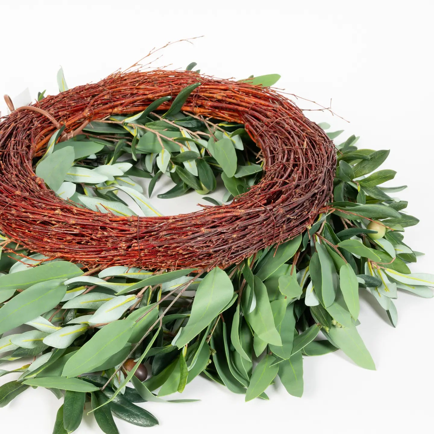 Seeded Eucalyptus & Olive Wreath 24"
