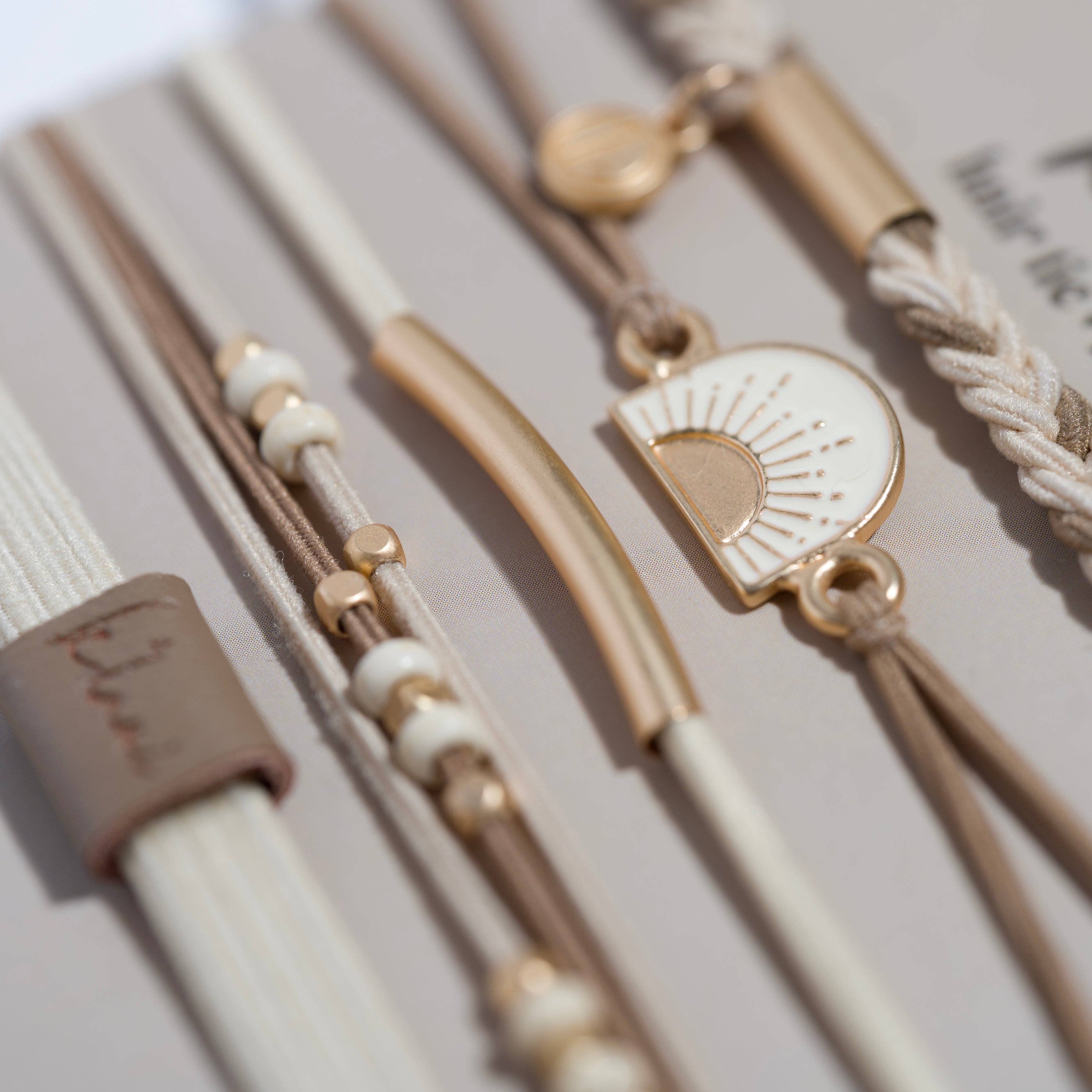 "Rise"  Hair Tie Bracelets