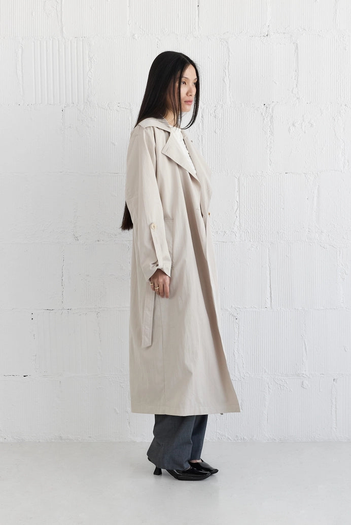 The Janie Coat | Midi Length Trench Coat