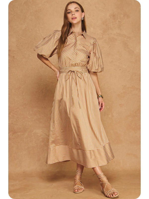 Naomi Stripe Dress