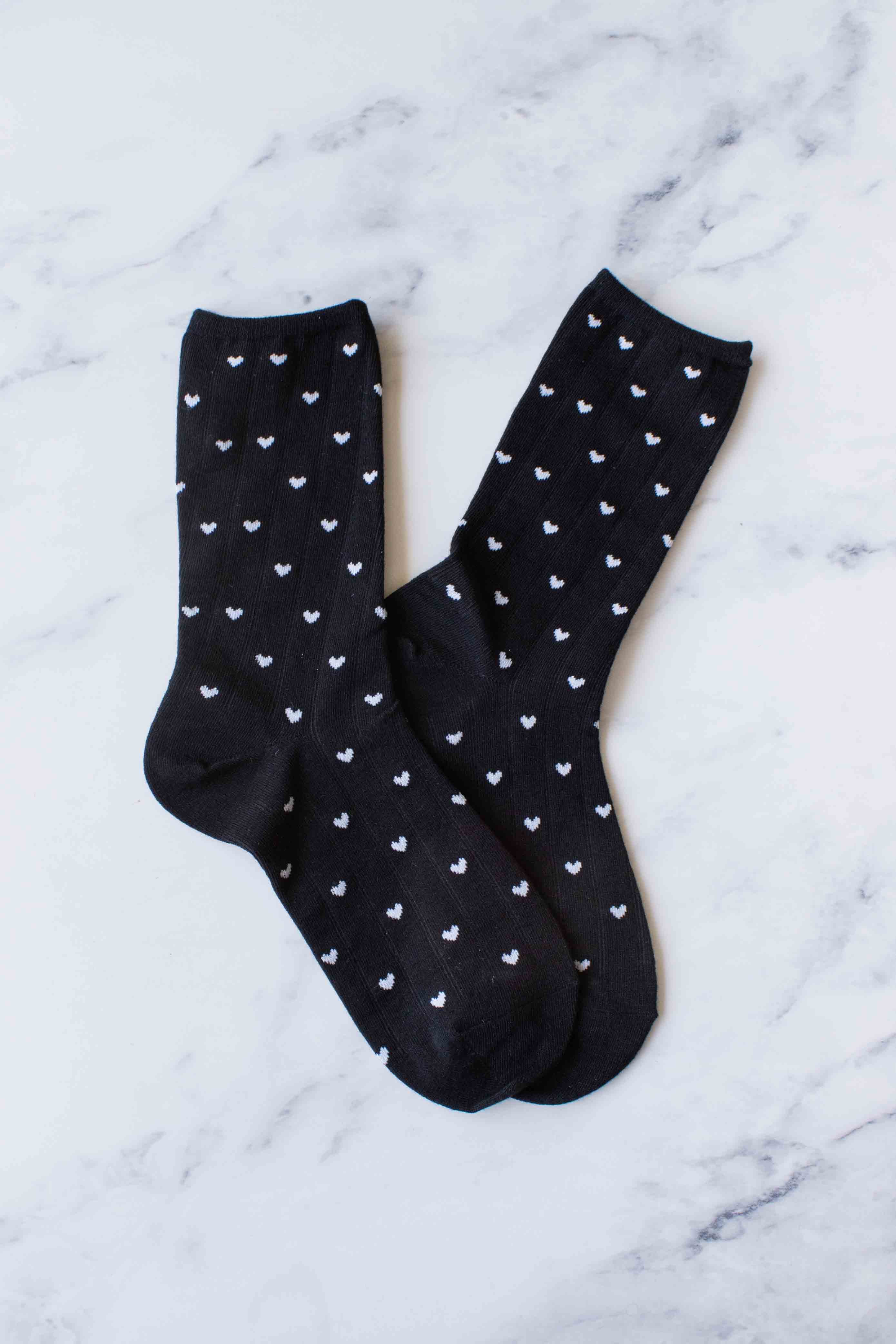 Heart Crew Socks