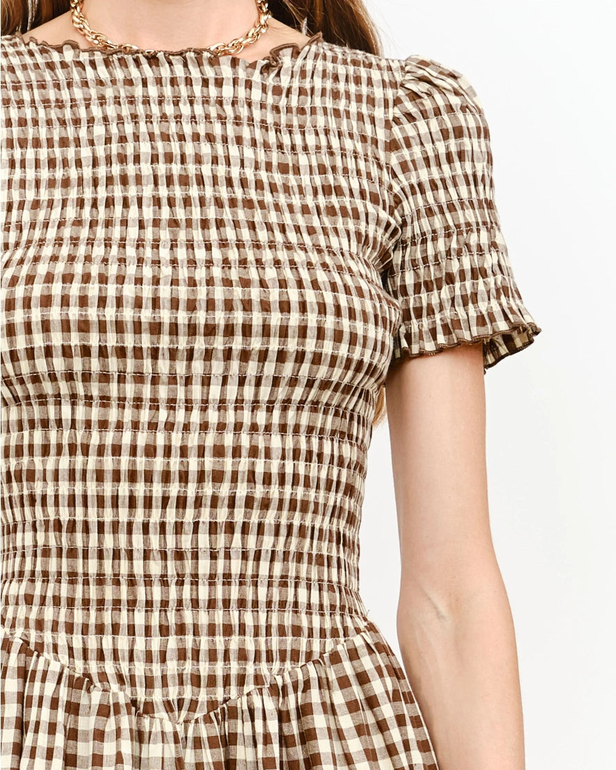 Scottie Smocked Midi Dress