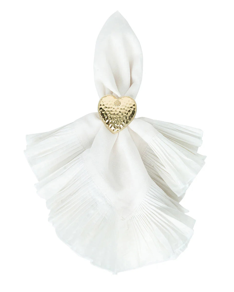 Mademoiselle Napkin Set of 4 - White